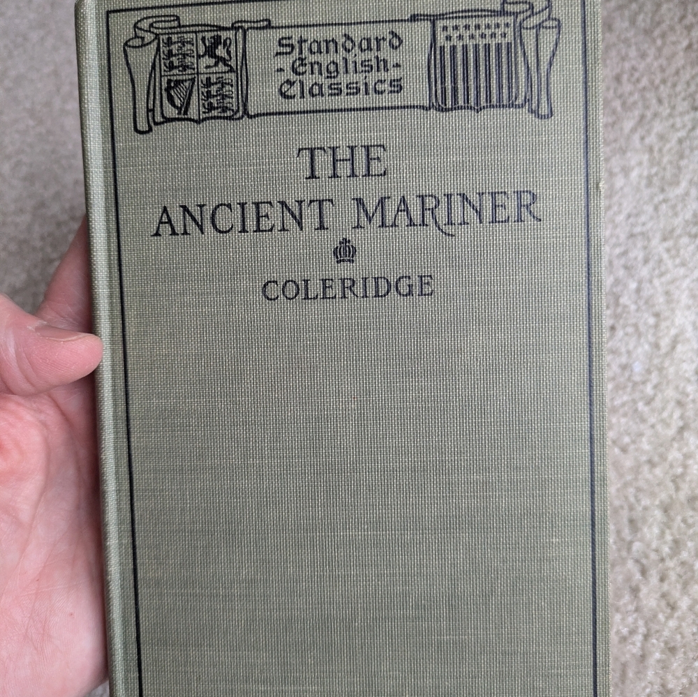 Antique Book The Ancient Mariner.  Copyright 1898.  Well Preserved!